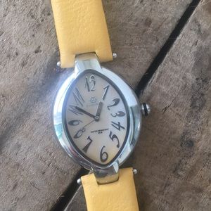 Women’s PASTORELLI ~ Yellow Band Watch